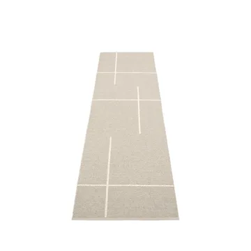 Fred gångmatta - linen, 70x270 cm - Pappelina