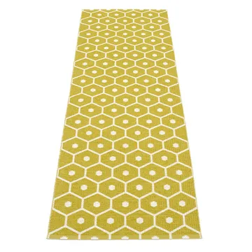 Honey gångmatta mustard/vanilla - 70x100 cm - Pappelina