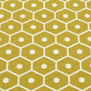 Honey gångmatta mustard/vanilla - 70x100 cm - Pappelina