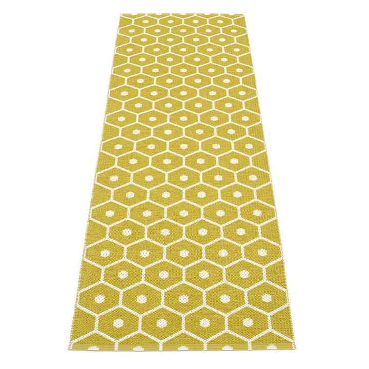 Honey gångmatta mustard/vanilla - 70x350 cm - Pappelina