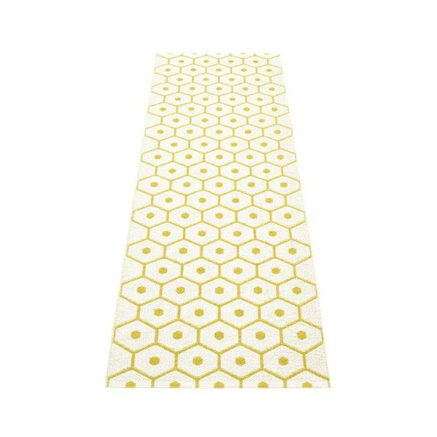 Honey gångmatta mustard/vanilla, 70x350 cm Pappelina