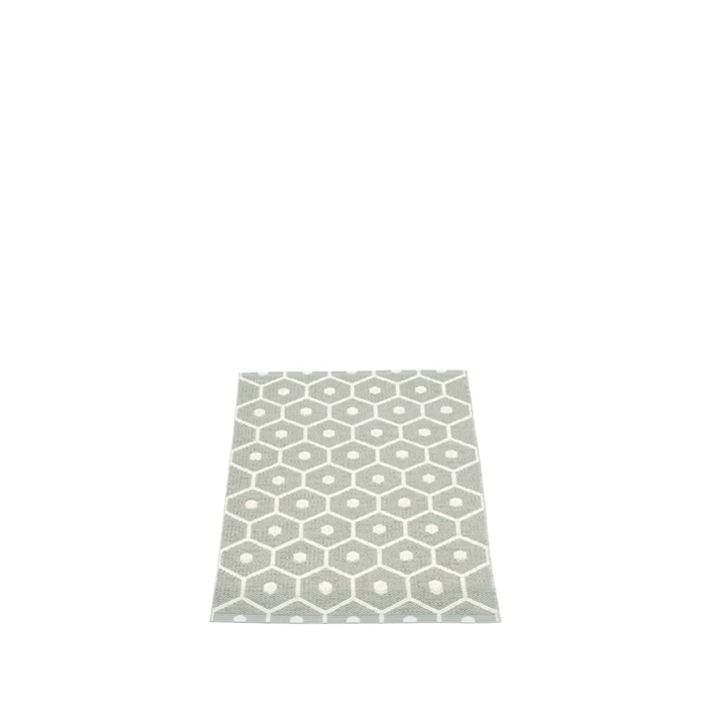 Honey gångmatta warm grey/vanilla, 70x100 cm Pappelina
