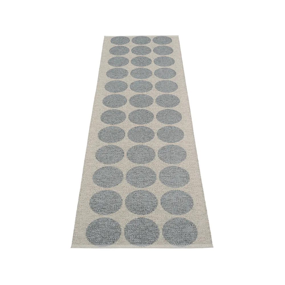 Hugo gångmatta, Granit metallic/warm grey, 70x160 cm Pappelina
