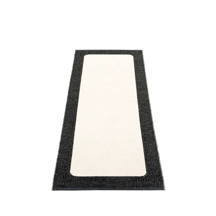 Ilda gångmatta - black, 70x180 cm - Pappelina