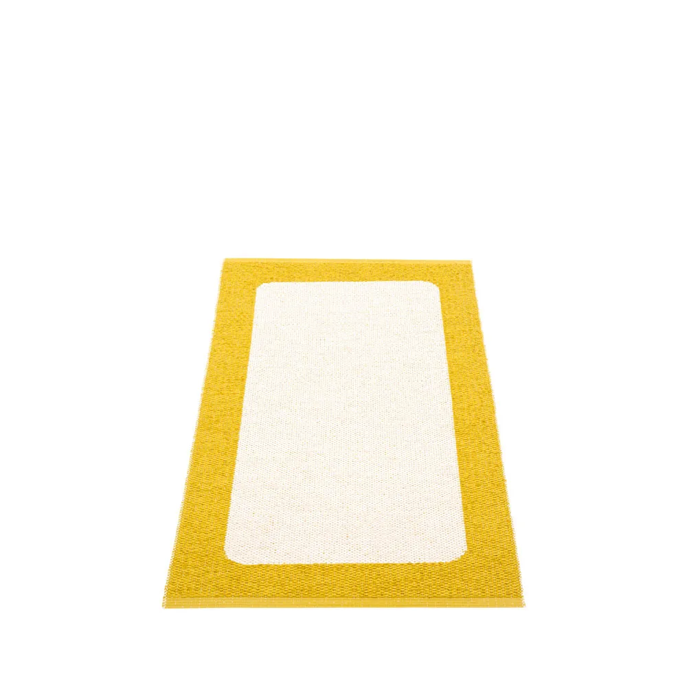 Ilda gångmatta, mustard, 70x120 cm Pappelina