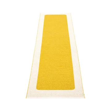 Ilda gångmatta - mustard, 70x240 cm - Pappelina