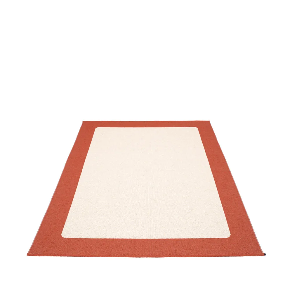Ilda matta rektangulär, brick, 180x260 cm Pappelina