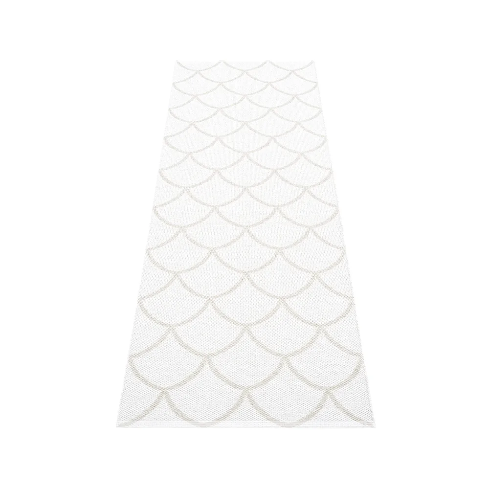 Kotte gångmatta, fossil grey/white, 70x150 cm Pappelina