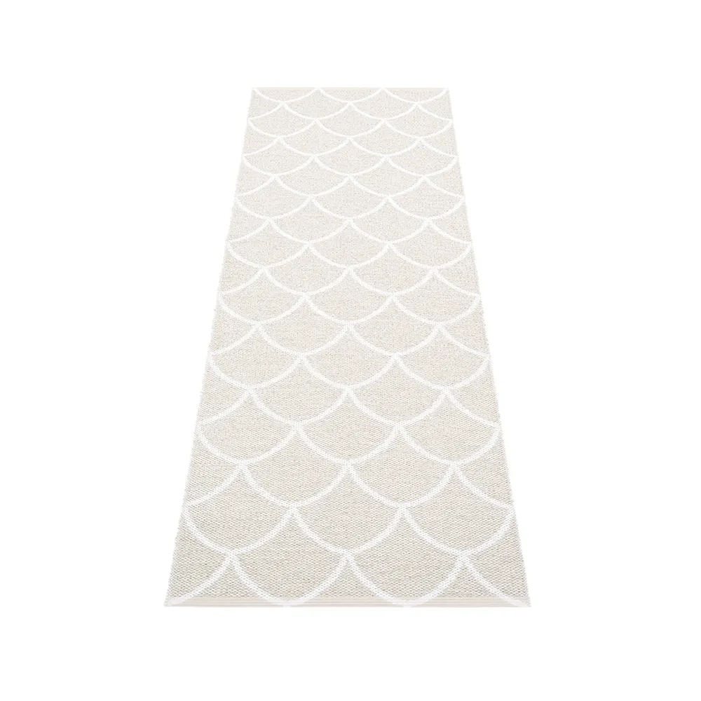 Kotte gångmatta, fossil grey/white, 70x225 cm Pappelina