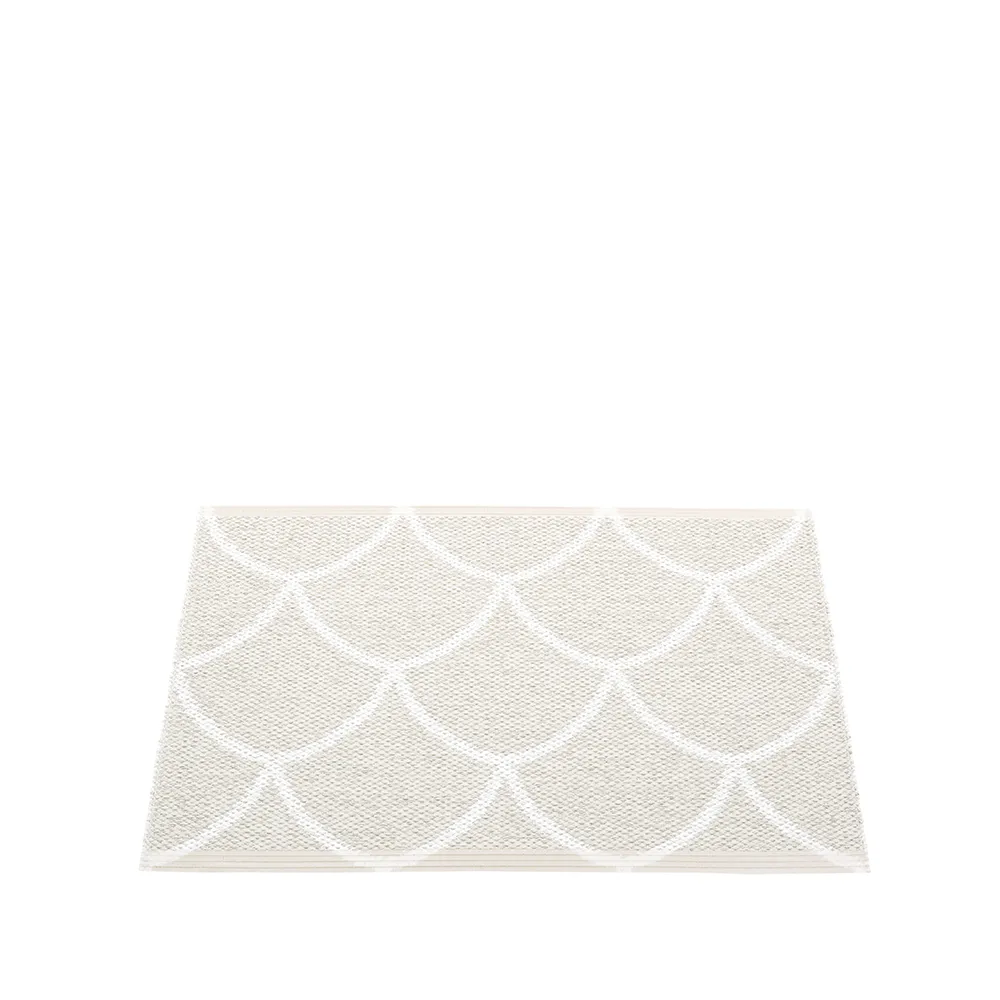 Kotte gångmatta, fossil grey/white, 70x50 cm Pappelina