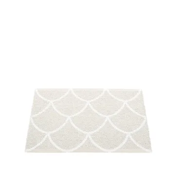 Kotte gångmatta - fossil grey/white, 70x50 cm - Pappelina