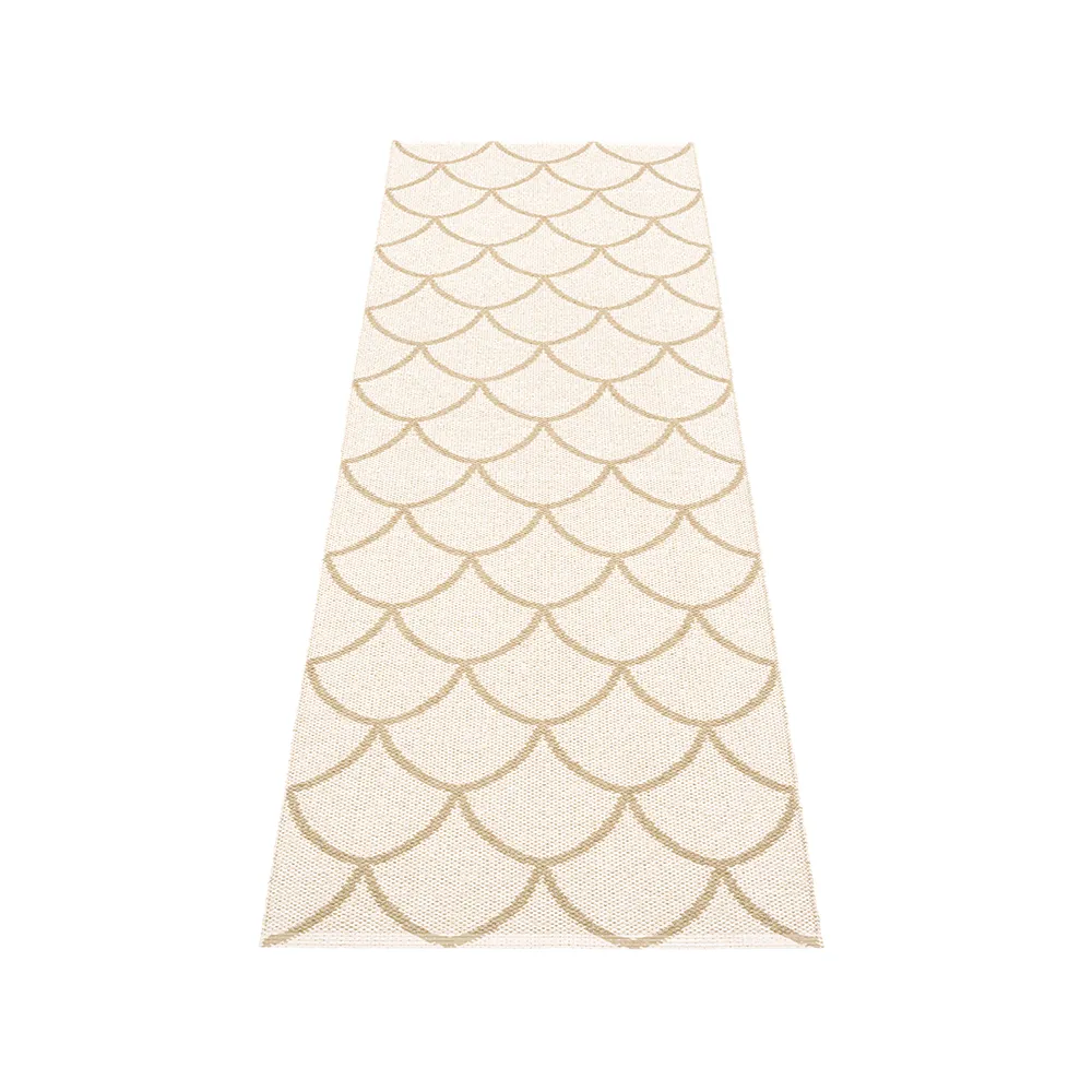 Kotte gångmatta, sand/vanilla, 70x225 cm Pappelina