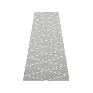 Max gångmatta - grey/vanilla, 70x320 cm - Pappelina