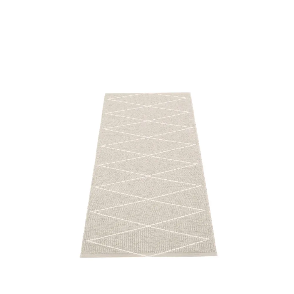 Max gångmatta, linen/vanilla, 70x160 cm Pappelina