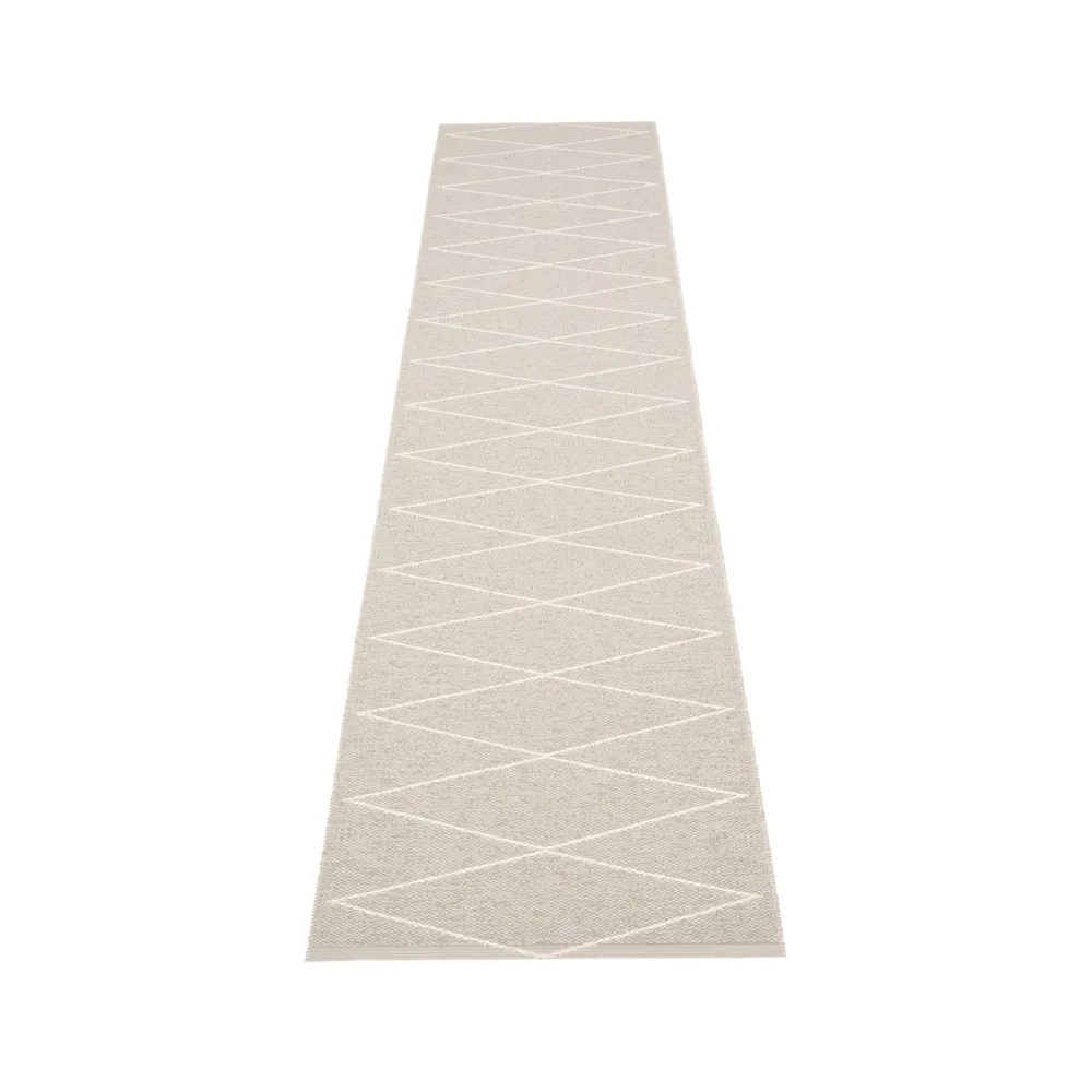 Max gångmatta, linen/vanilla, 70x320 cm Pappelina