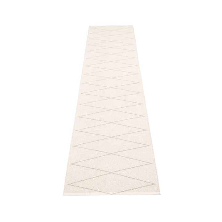 Max gångmatta - linen/vanilla, 70x320 cm - Pappelina