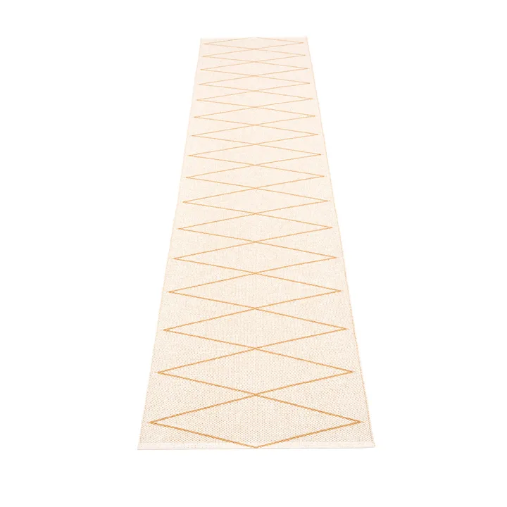 Max gångmatta - ochre/vanilla, 70x320 cm - Pappelina