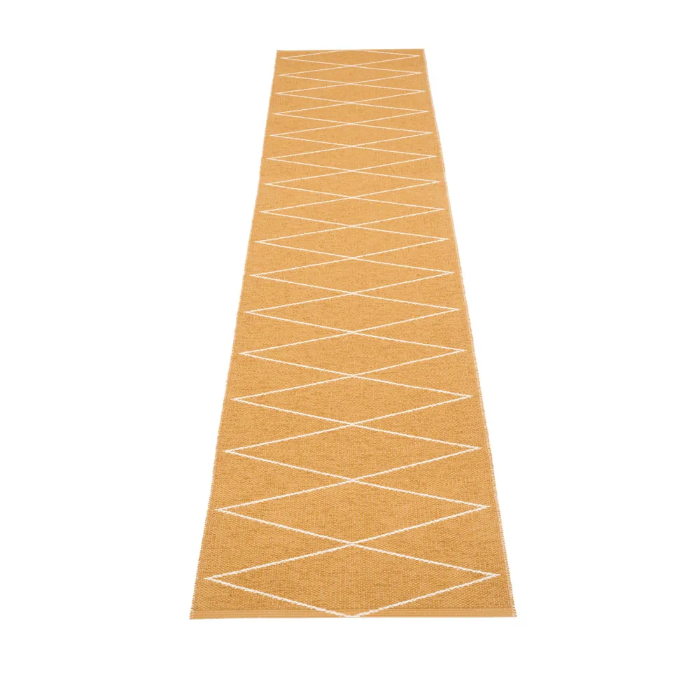 Max gångmatta, ochre/vanilla, 70x320 cm Pappelina
