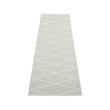 Max gångmatta - Sage/vanilla, 70x240 cm - Pappelina