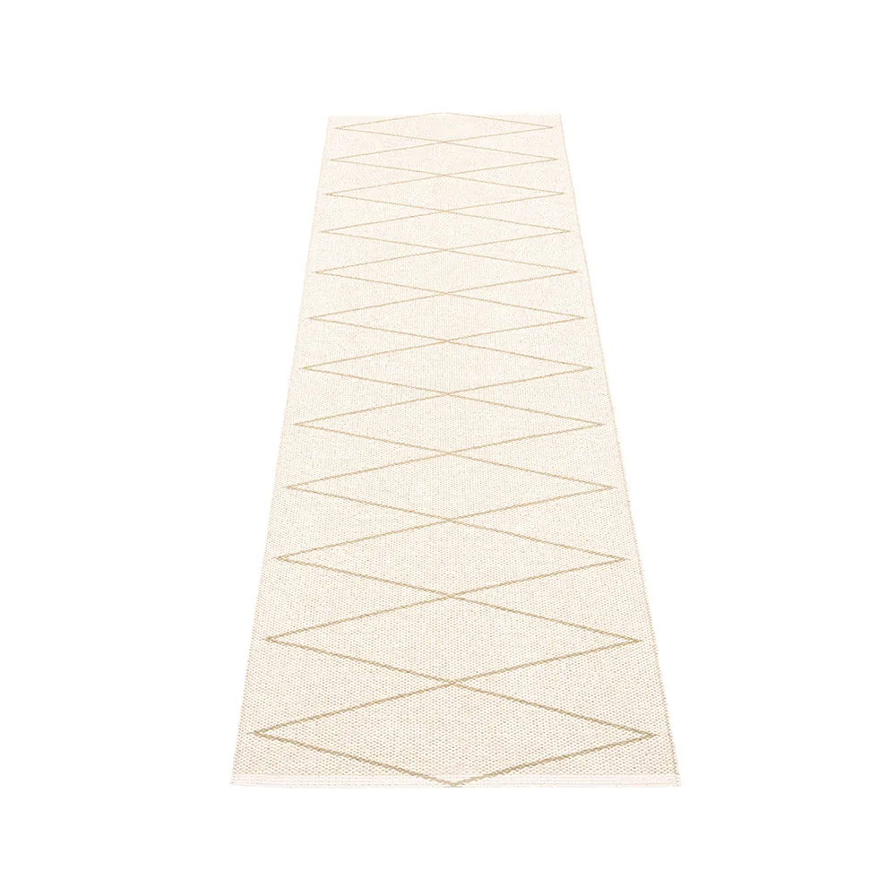 Max gångmatta, sand/vanilla, 70x320 cm Pappelina