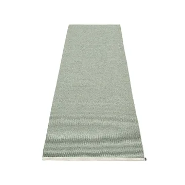 Mono gångmatta - Army/sage, 60x150 cm - Pappelina