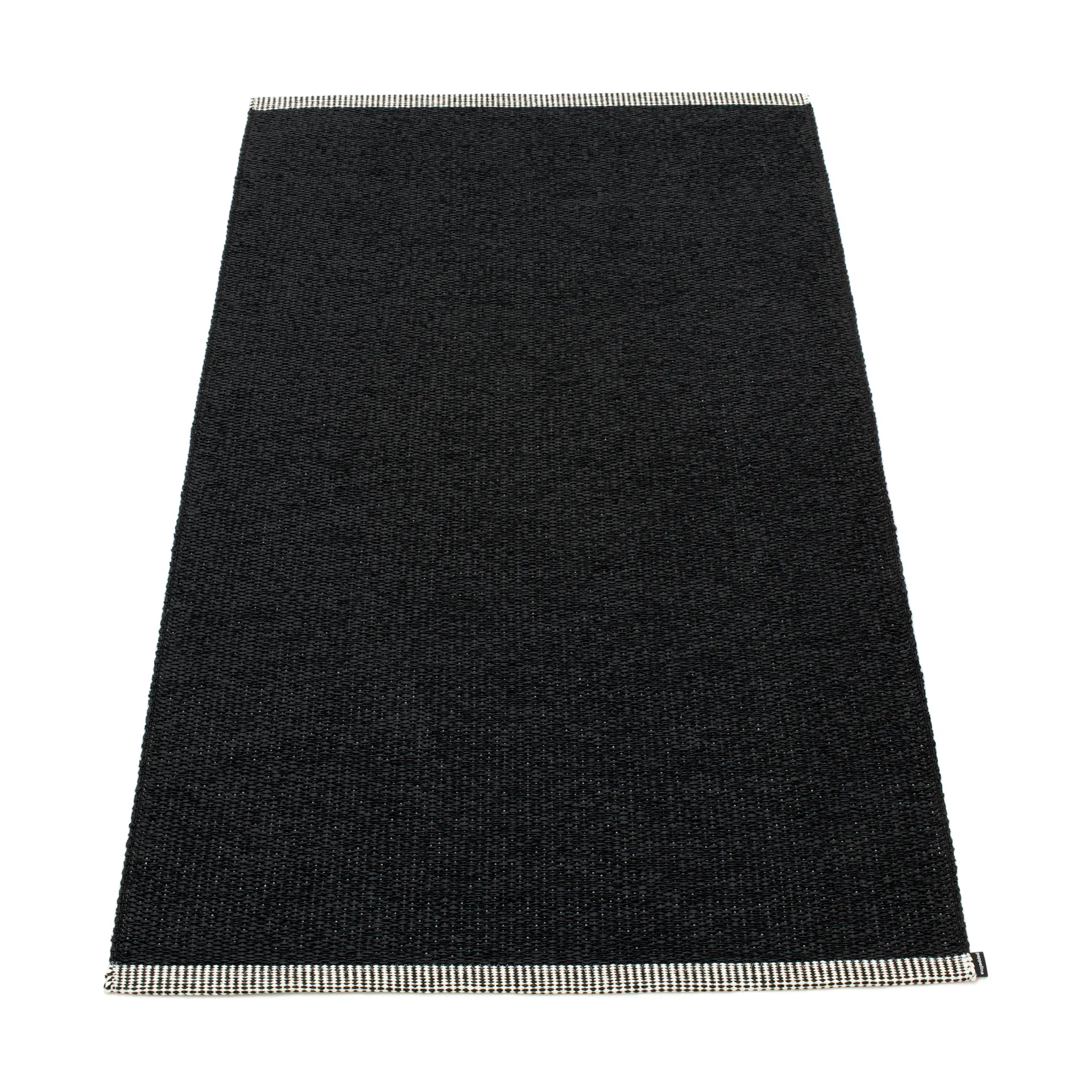 Mono gångmatta black, 85x160 cm Pappelina