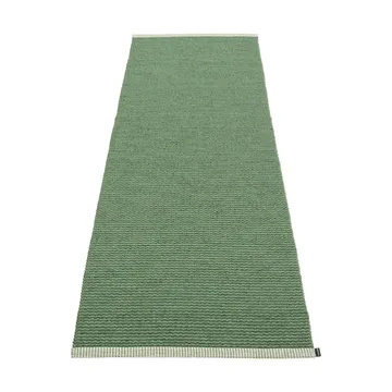 Mono gångmatta - Leaf-oregano, 85x260 cm - Pappelina