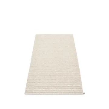 Mono gångmatta - linen/vanilla, 85x160 cm - Pappelina