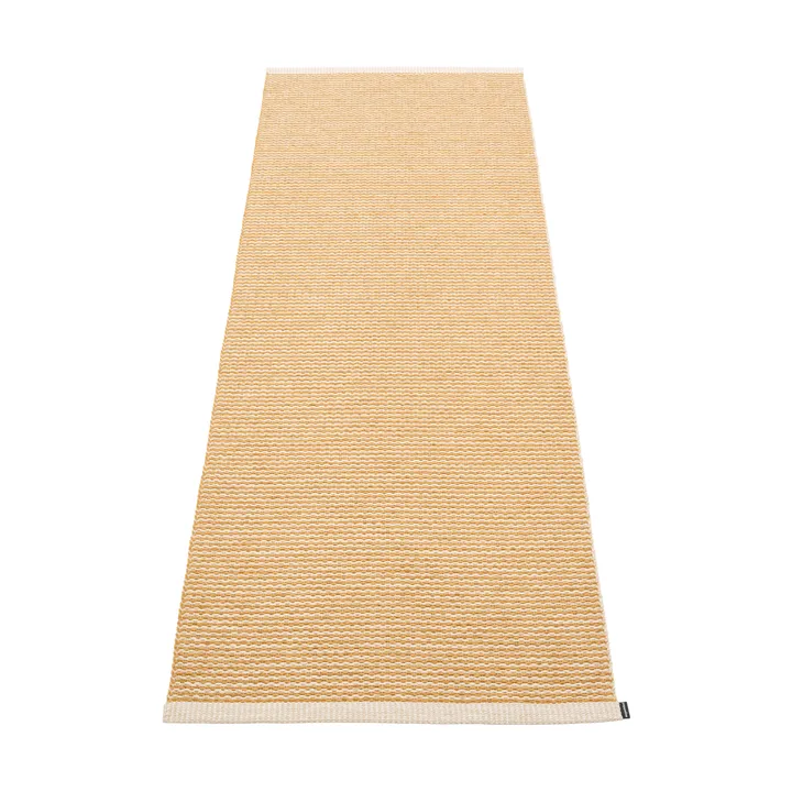 Mono gångmatta - Ochre-cream, 70x200 cm - Pappelina