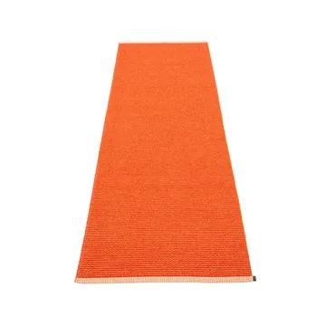 Mono gångmatta - pale orange/coral red, 85x260 cm - Pappelina