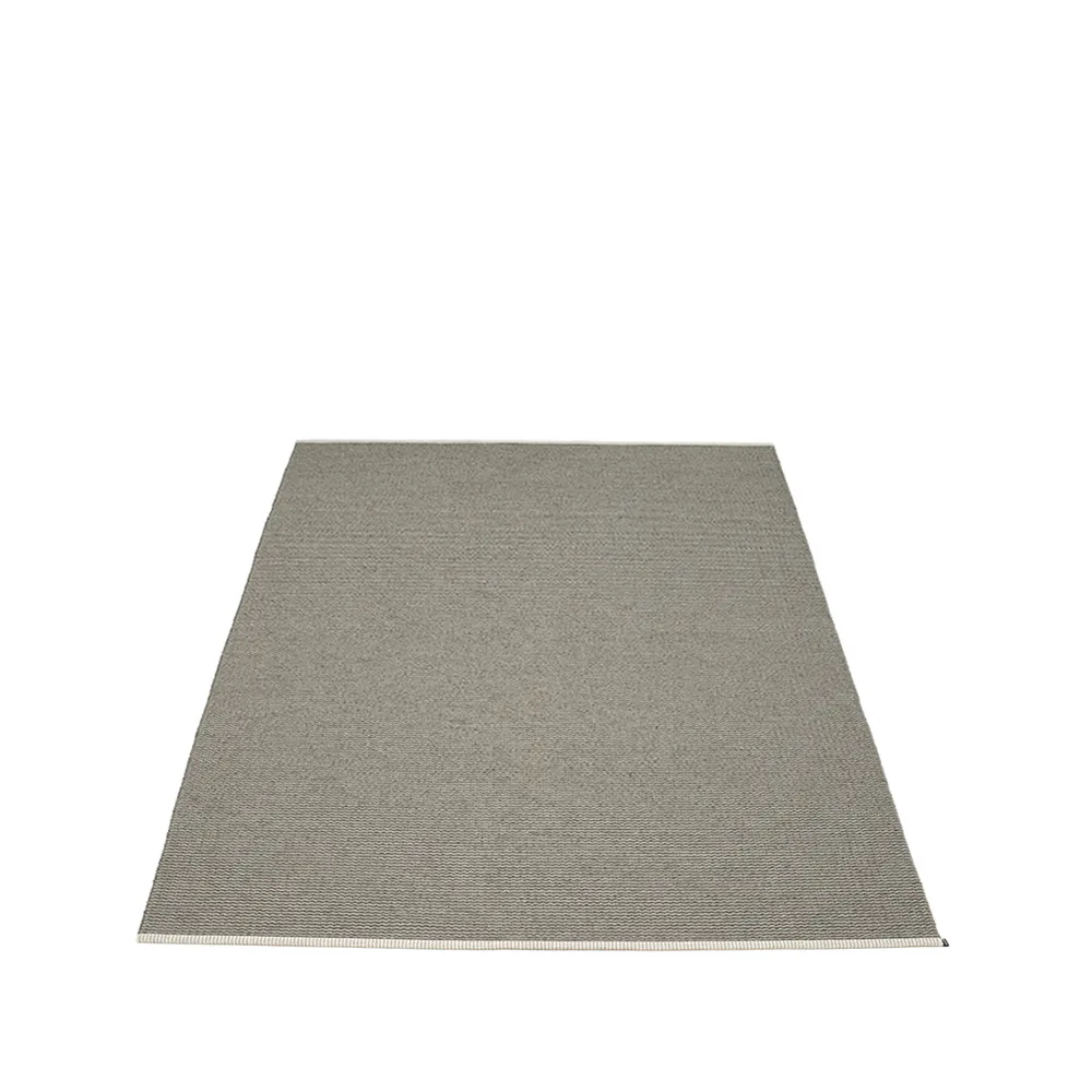 Mono matta, charcoal/warm grey, 140x200 cm Pappelina
