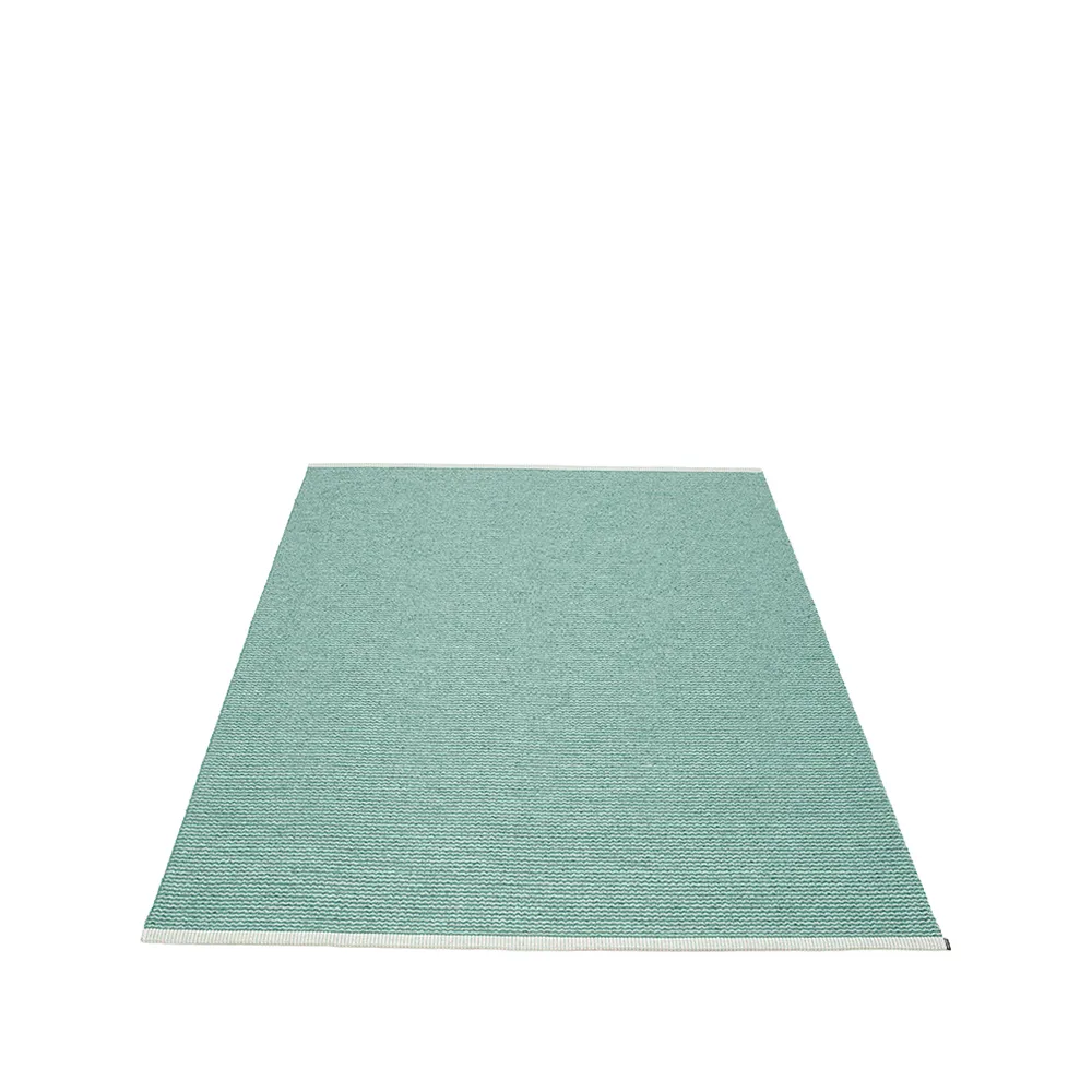 Mono matta, Jade/pale turquoise-140x200 cm Pappelina