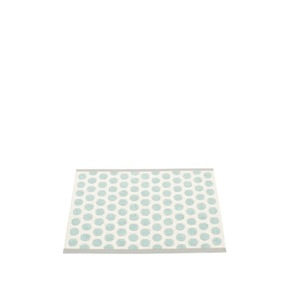 Noa badrumsmatta, pale turquoise/vanilla, 70x50 cm Pappelina