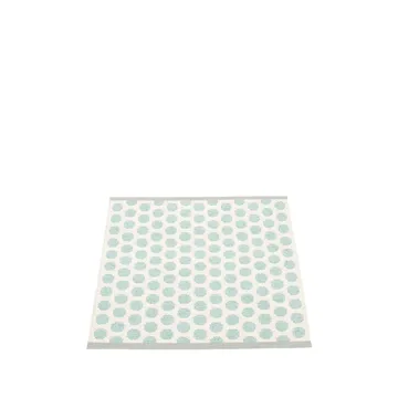 Noa badrumsmatta - pale turquoise/vanilla, 70x90 cm - Pappelina