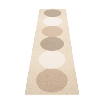 Otto gångmatta - Grain-cream, 70x280 cm - Pappelina