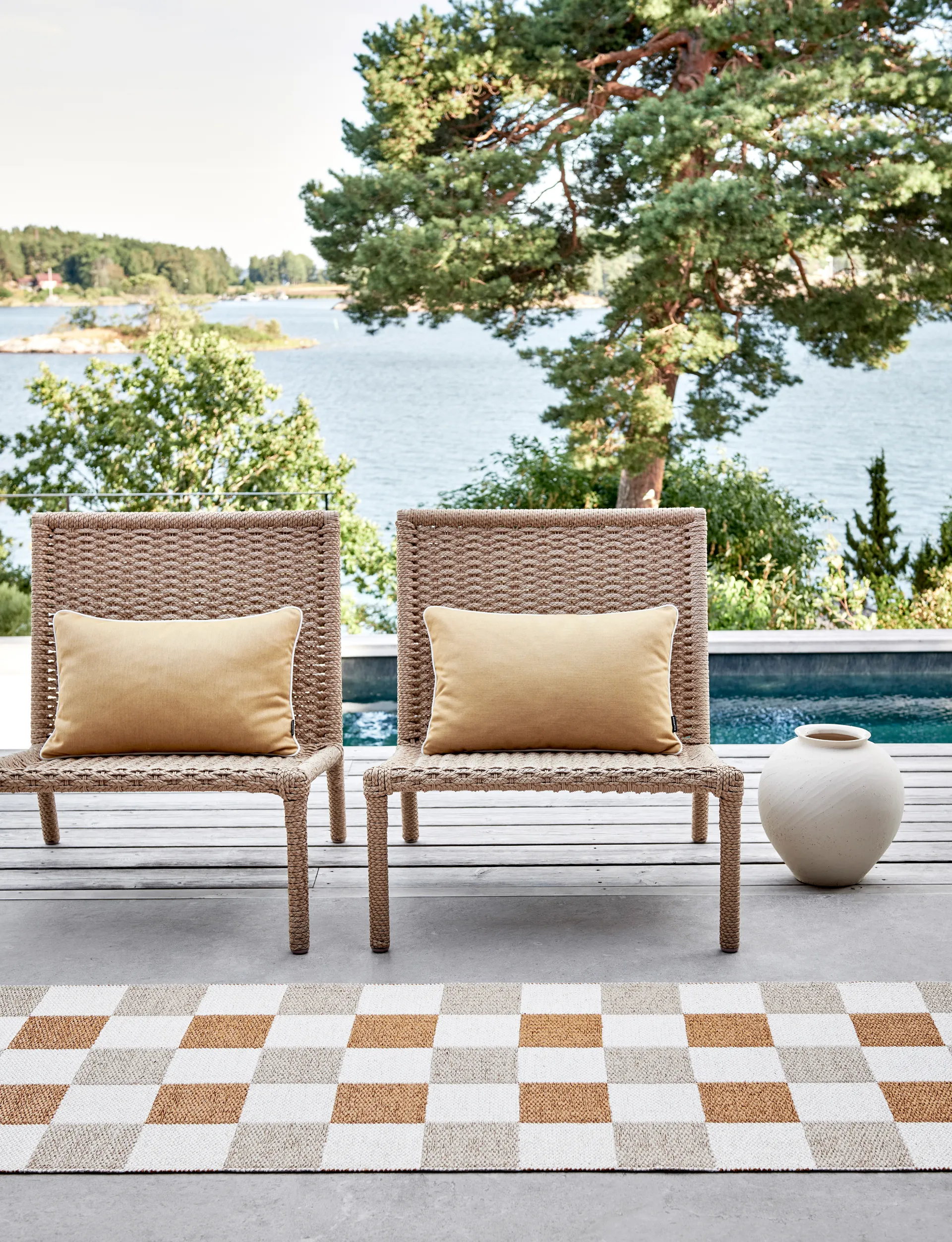 Pix gångmatta, Beige-vanilla 70x300 cm Pappelina