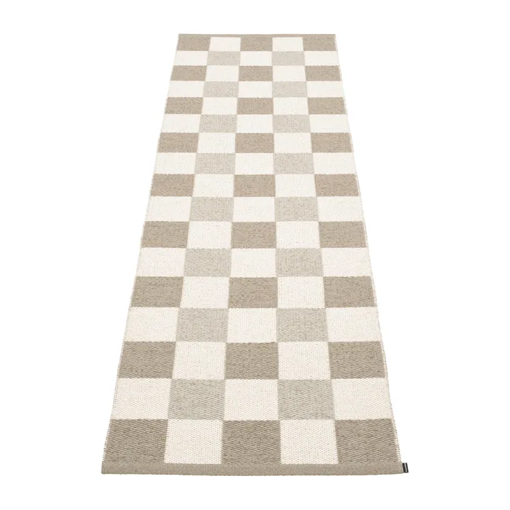 Pix gångmatta - Dark Linen-vanilla, 70x240 cm - Pappelina