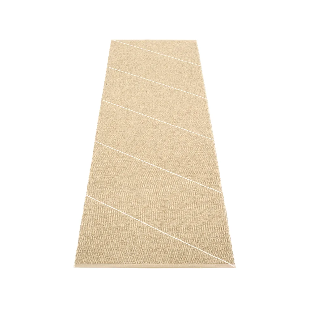 Randy gångmatta, sand/vanilla, 70x135 cm Pappelina