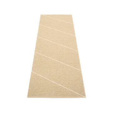 Randy gångmatta - sand/vanilla, 70x135 cm - Pappelina