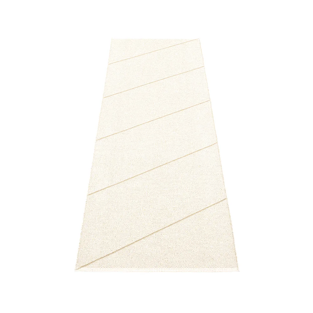 Randy gångmatta, sand/vanilla, 70x135 cm Pappelina