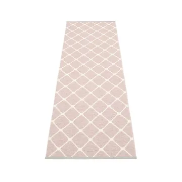 Rex gångmatta - pale rose/vanilla, 70x160 cm - Pappelina