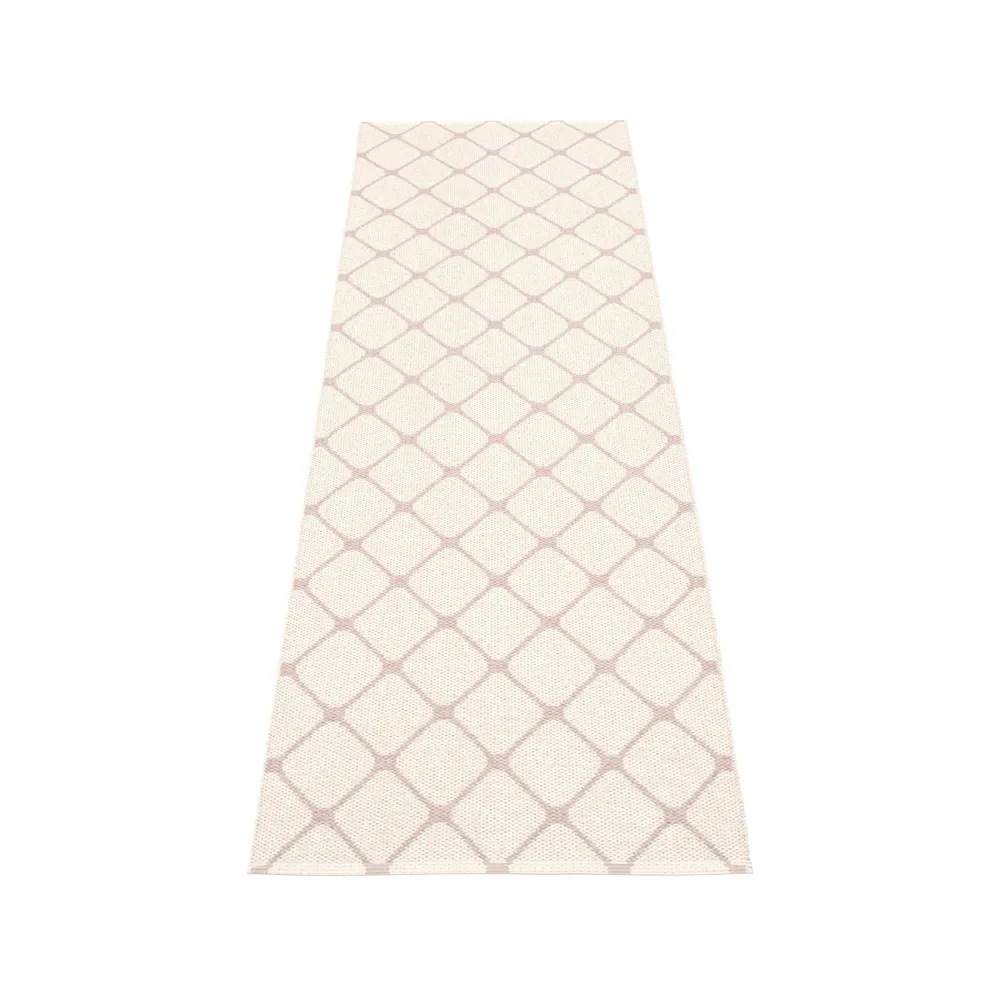 Rex gångmatta, pale rose/vanilla, 70x160 cm Pappelina