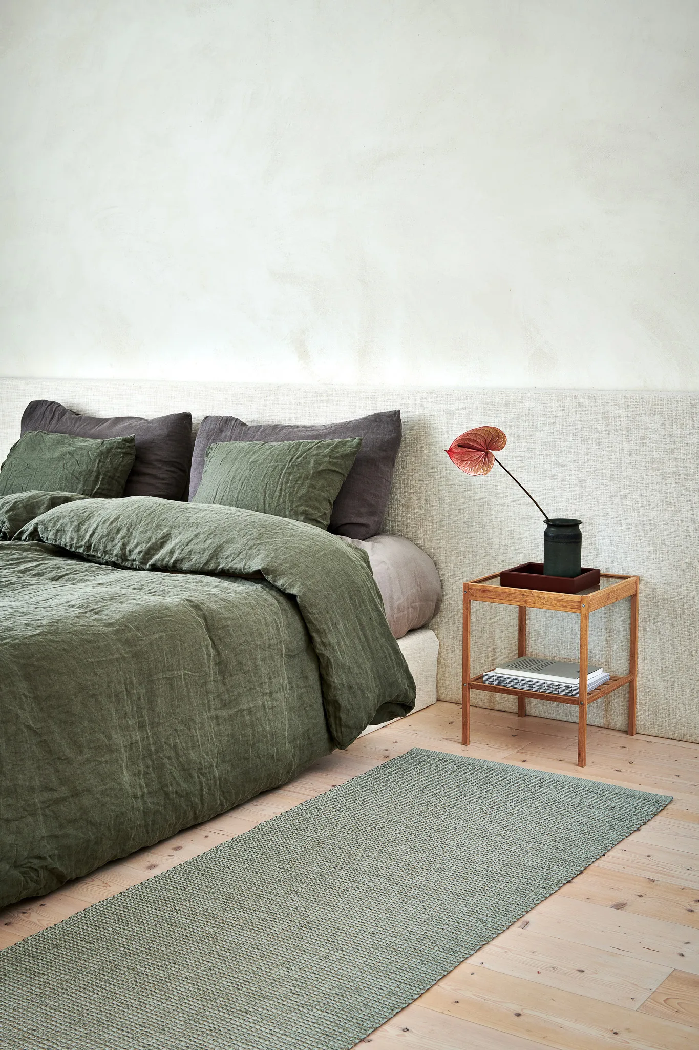 Sam matta, Black-walnut, 70x300 cm Pappelina