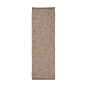 Sam matta - Brown-linen, 70x225 cm - Pappelina