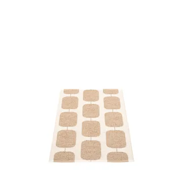 Sten gångmatta - light nougat, 70x100 cm - Pappelina