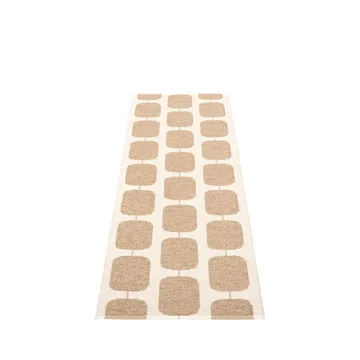 Sten gångmatta - light nougat, 70x200 cm - Pappelina