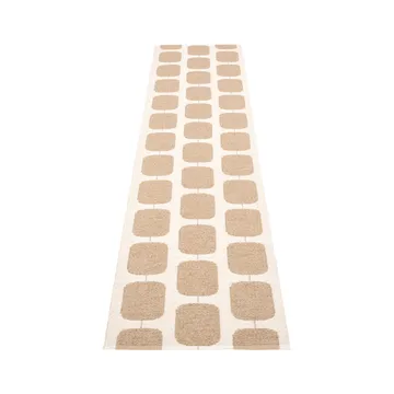 Sten gångmatta - light nougat, 70x300 cm - Pappelina