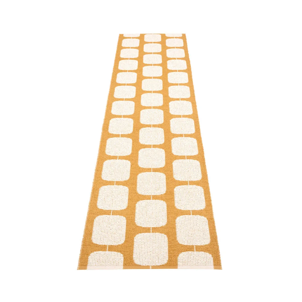 Sten gångmatta, Ochre, 70x300 cm Pappelina