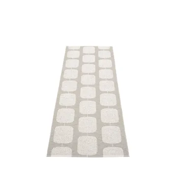 Sten gångmatta - warm grey, 70x200 cm - Pappelina
