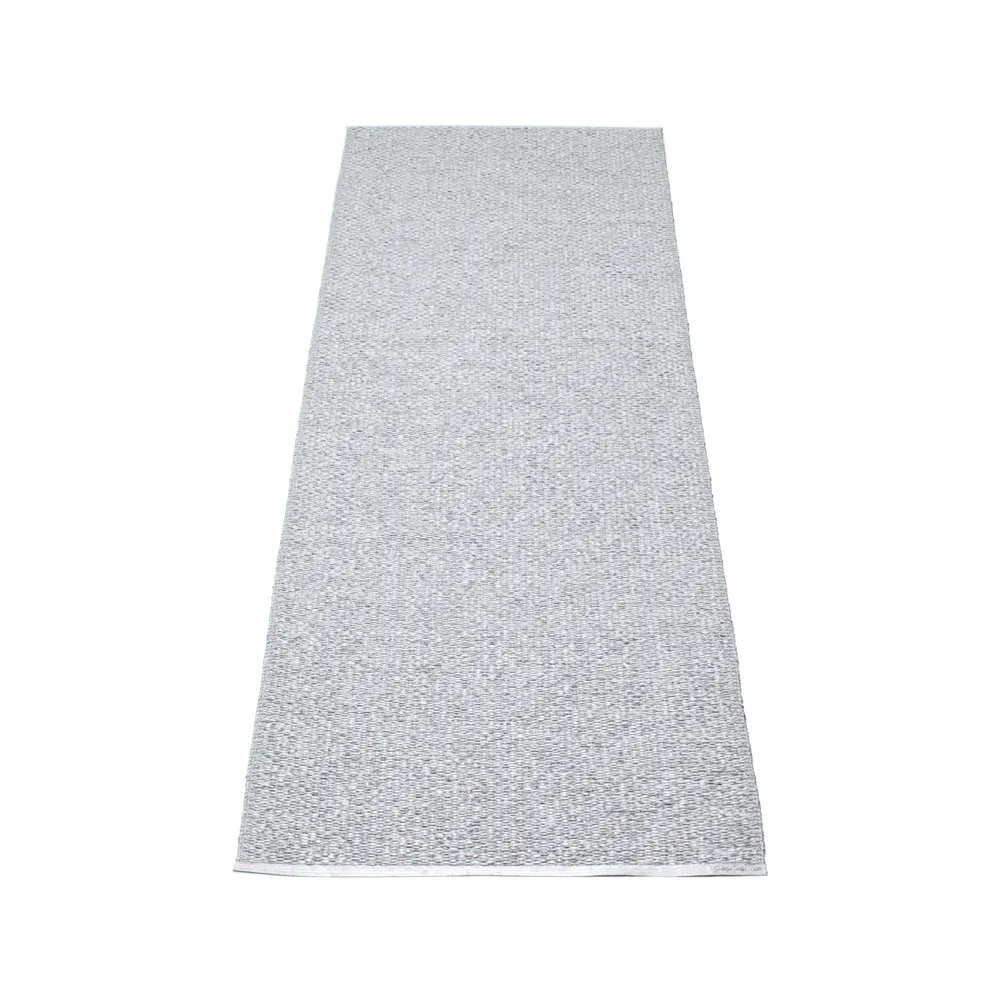 Svea gångmatta grey metallic/light grey, 70x90 cm Pappelina
